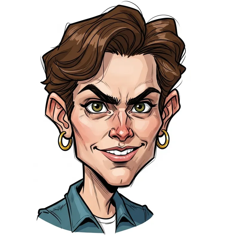 Quirky Elon Musk Caricature for Humorous Portrayal