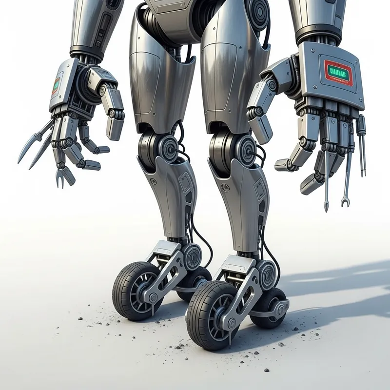 Innovative Robot Design: Hands & Feet Features