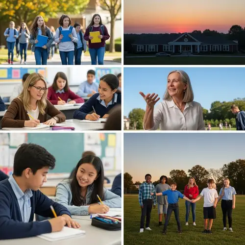 School Life Documentary: Diverse Students, Engaging Classroom, Vibrant Play