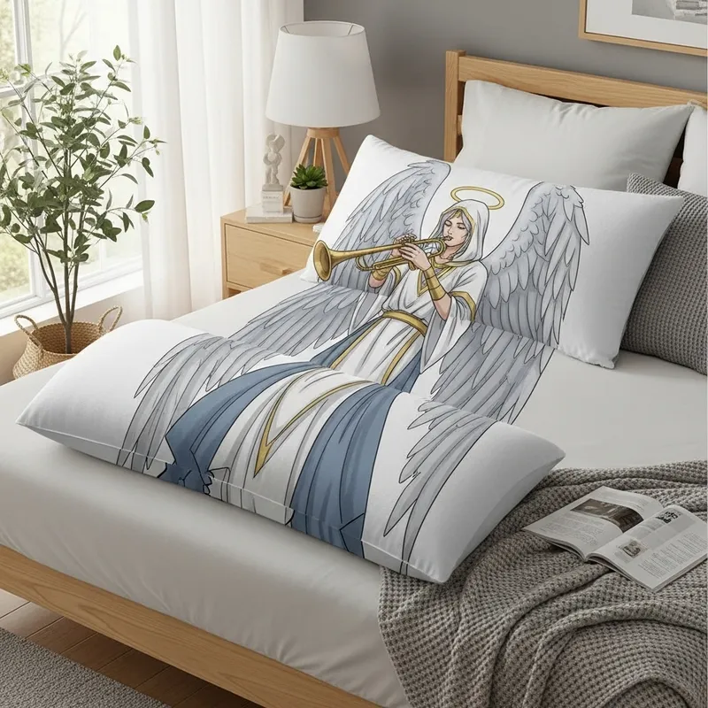 Archangel Gabriel Body Pillow Design - Unique and Serene Archangel Gabriel Body Pillow Design - Unique and Serene