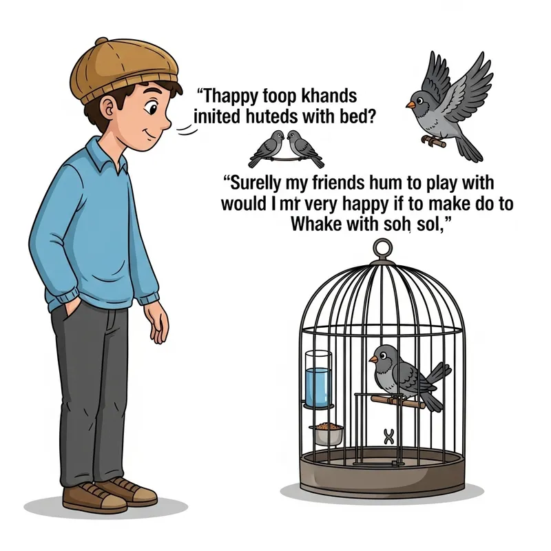 Khalid's Joyful Reunion with his Feathered Friends Khalid's Joyful Reunion with his Feathered Friends