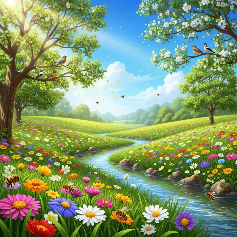 Vibrant Spring Flowers - Exploring Nature's Beauty