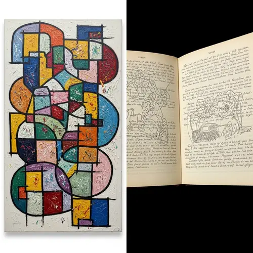 Abstract Expressionism Art & Literary Modernism Works