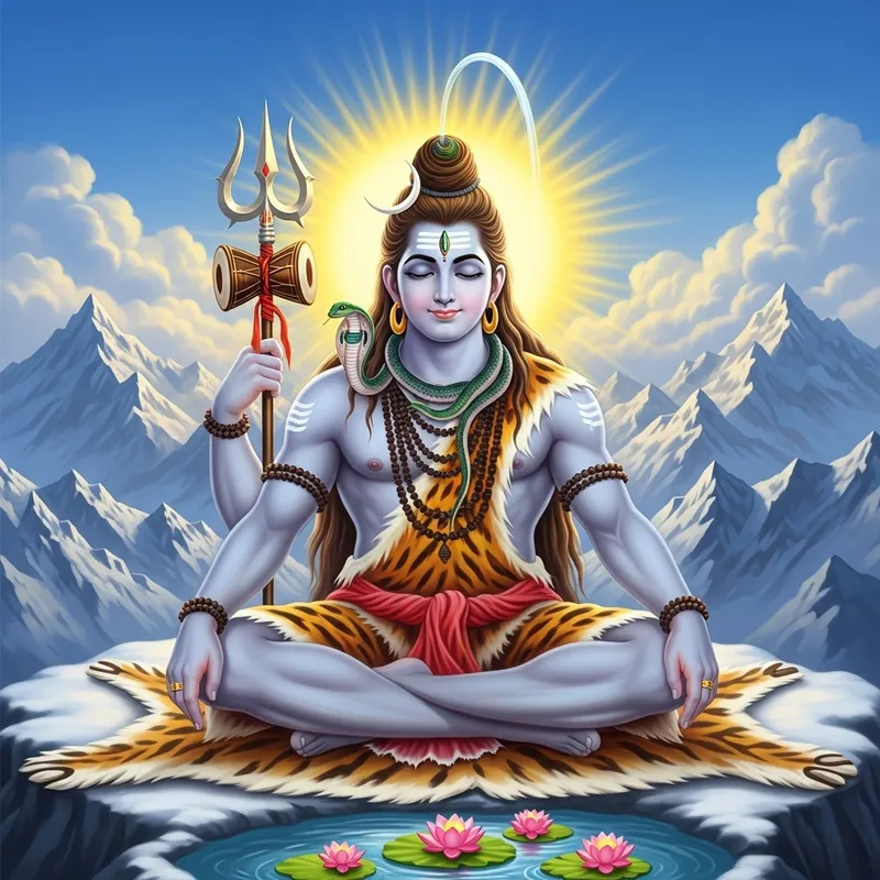 Lord Shiva | Peaceful Meditation & Divine Vigour
