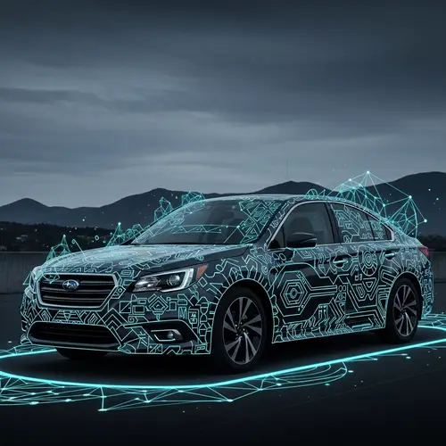 Futuristic Geometric Patterns Transform the Subaru Legacy Design