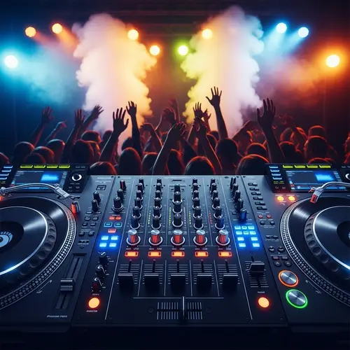 State-of-the-Art DJ Control Console | Vibrant Energy