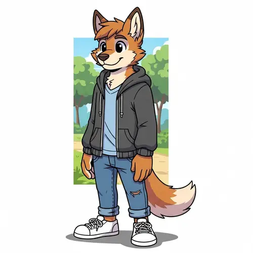 2D Furro Avatar - Unique Anthropomorphic Characters