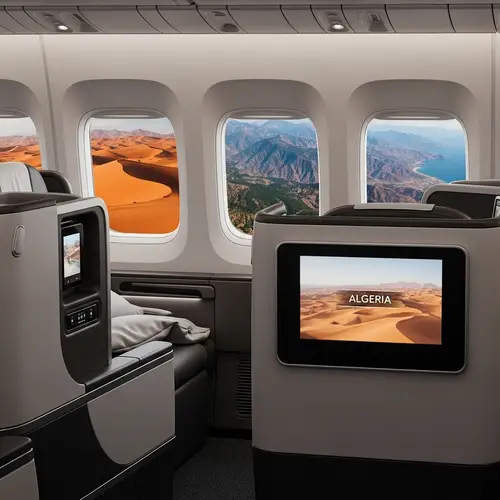Luxurious First-Class Flights to Algeria | Comfort & Elegance