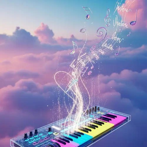 Sparkling Synthpop Music Colliding with Dreamy Lyrics