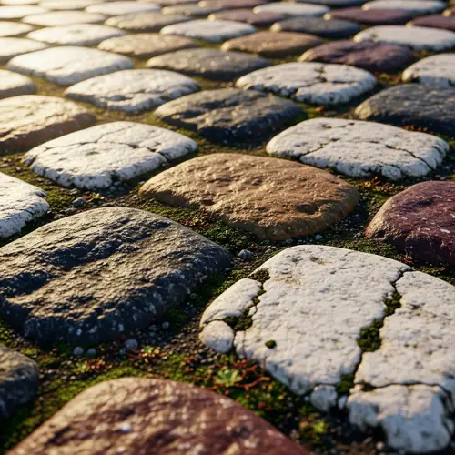 Rocks & Cobblestones Texture Wallpaper Art