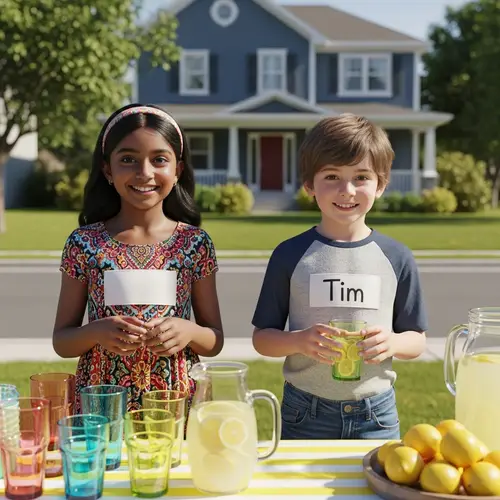 Lemonade Stand Fun: Sara & Tim's Summer Adventure