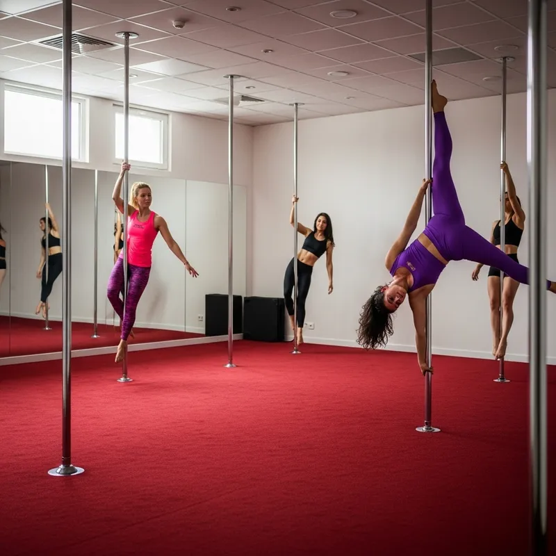 Pole Dance Training Studio Exuding Sophistication