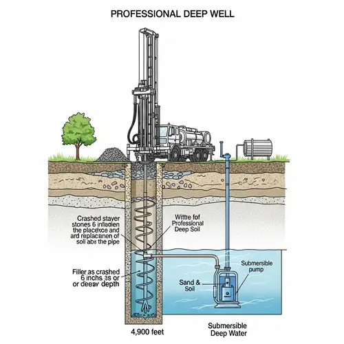 Professional Deep Well Installation Process: Illustrated Guide