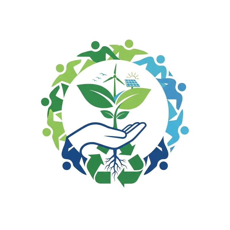Sustainable Logo Design: Earth-Friendly Symbol of Conservation