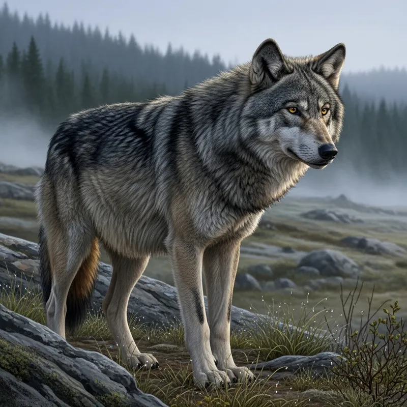 Majestic Wolf - Captivating Wildlife Photography