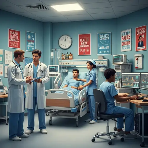 Global Healthcare Professionals in Action | Modern Hospital Scene