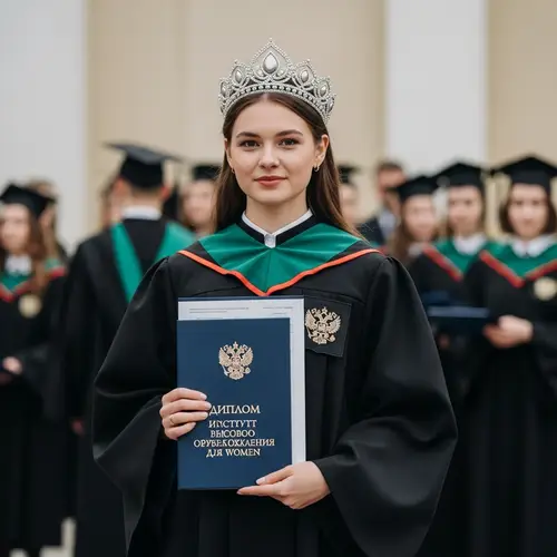 Elegant Slavic Graduate | Noble Maidens Institute Diploma Ceremony