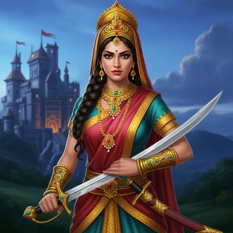 South Asian Princess Warrior | Power & Majesty Revealed