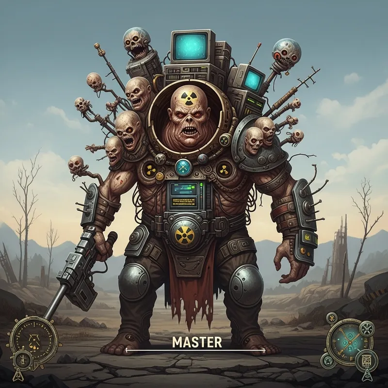Master Fallout 1 | Grotesque Antagonist Character