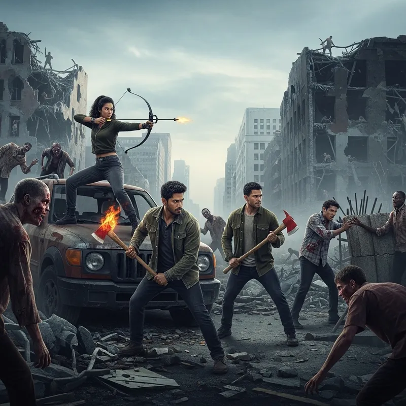 Gritty Survival in a Zombie Apocalypse