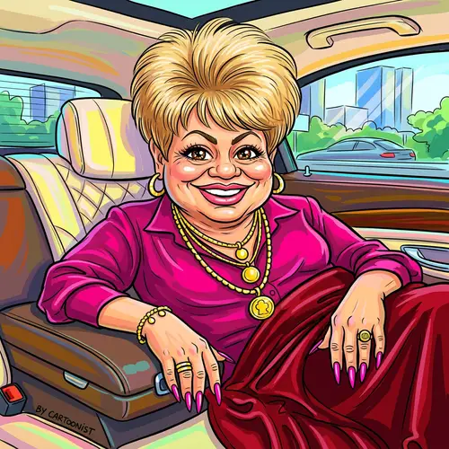 Vibrant Hand-Drawn Caricatures with Exaggerated Features