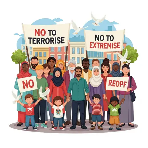 Unity Against Terrorism & Extremism | Peaceful Demonstration