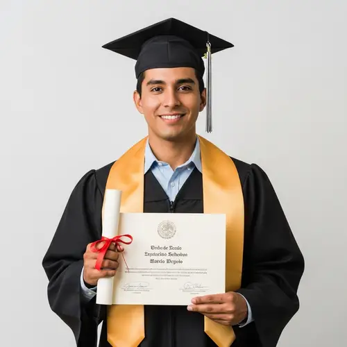 Mexican 20-Year-Old Male Graduation: Joyful Achievement