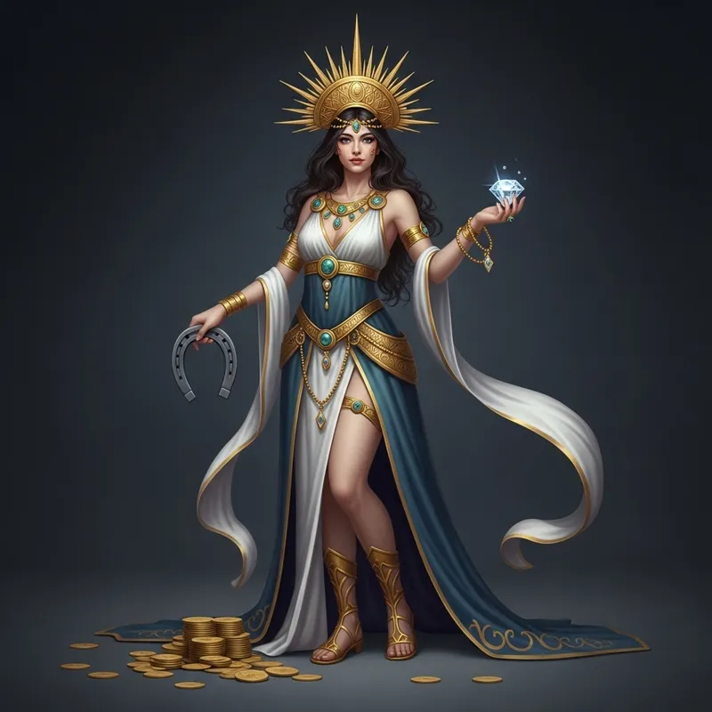 Fortuna, Mythical Goddess of Luck & Fortune | Fantasy Pose