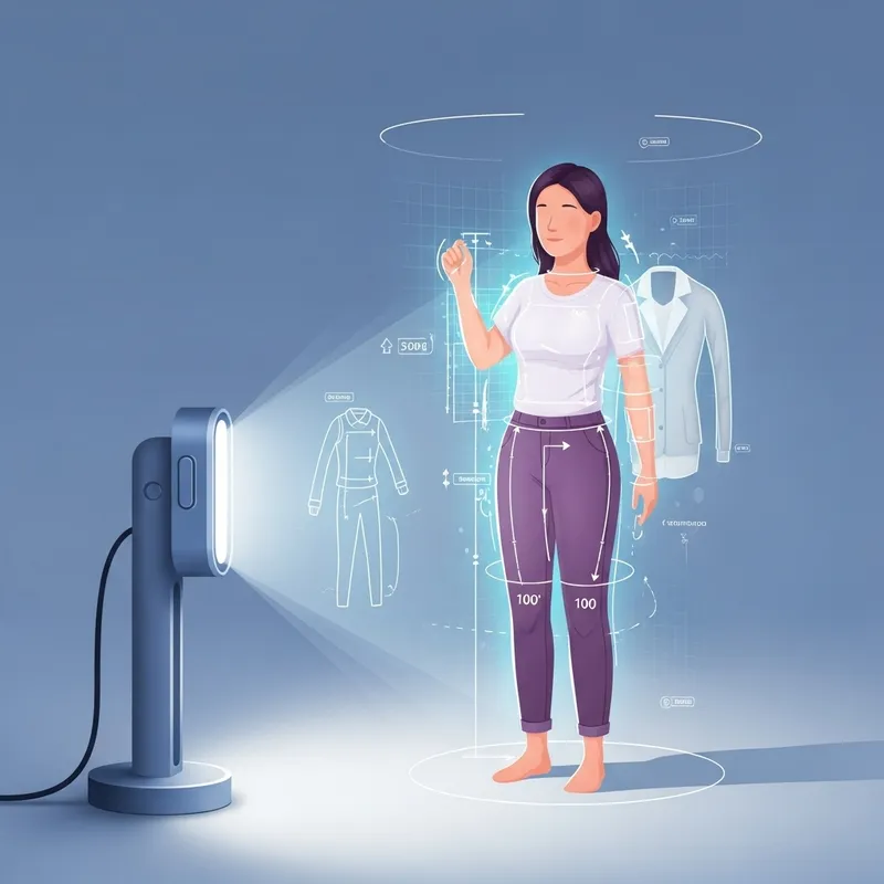 Futuristic Fashion: Holographic Outfit Selection