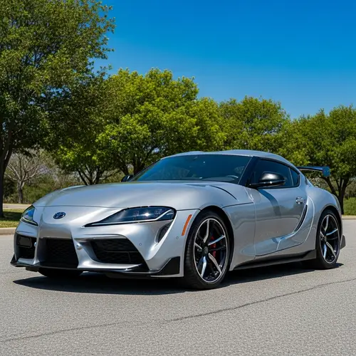 Sleek Silver Toyota Supra | Modern Design & Sporty Features