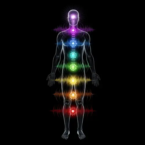 Visual Guide to the 7 Chakras and Frequencies