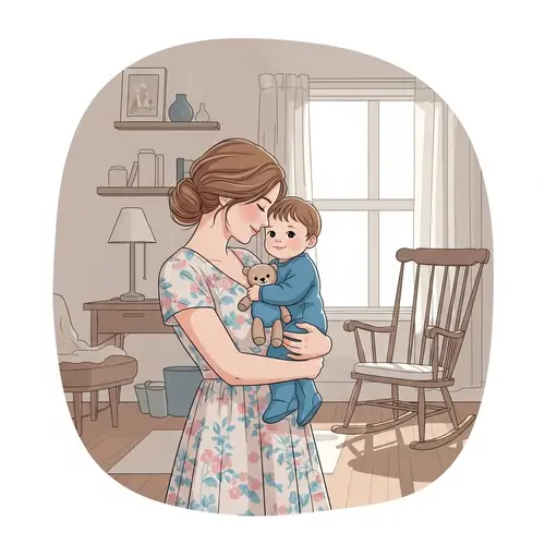 Mother and Child Embracing: Heartwarming Moment Captured