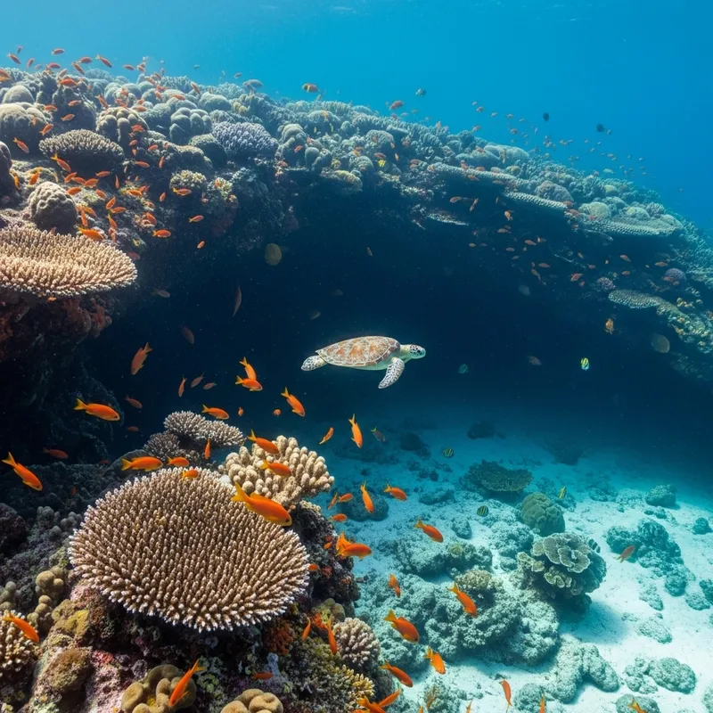 Explore the Mystical Underwater World of Coral Reefs and Sea Creatures