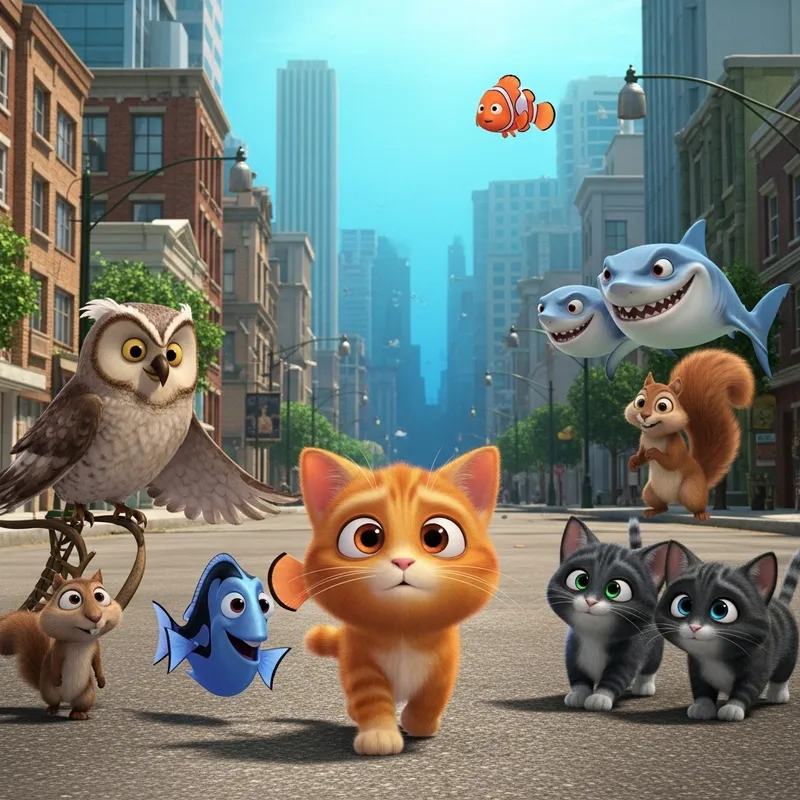 Adventure of an Orange Tabby Cat: A Whiskered Journey