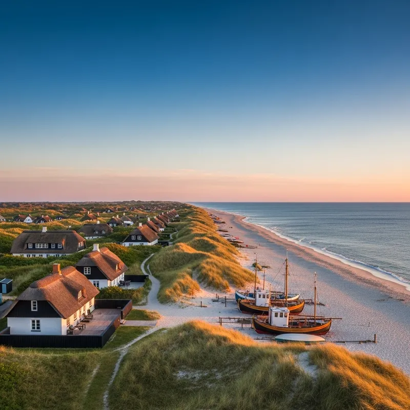 Vorupør Coastal Serenity | Peaceful Fishing Village in Denmark