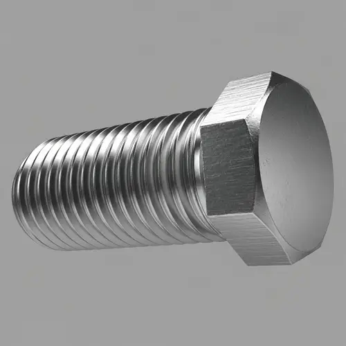 Detailed Metallic Bolt Illustration | Realistic 3D Design