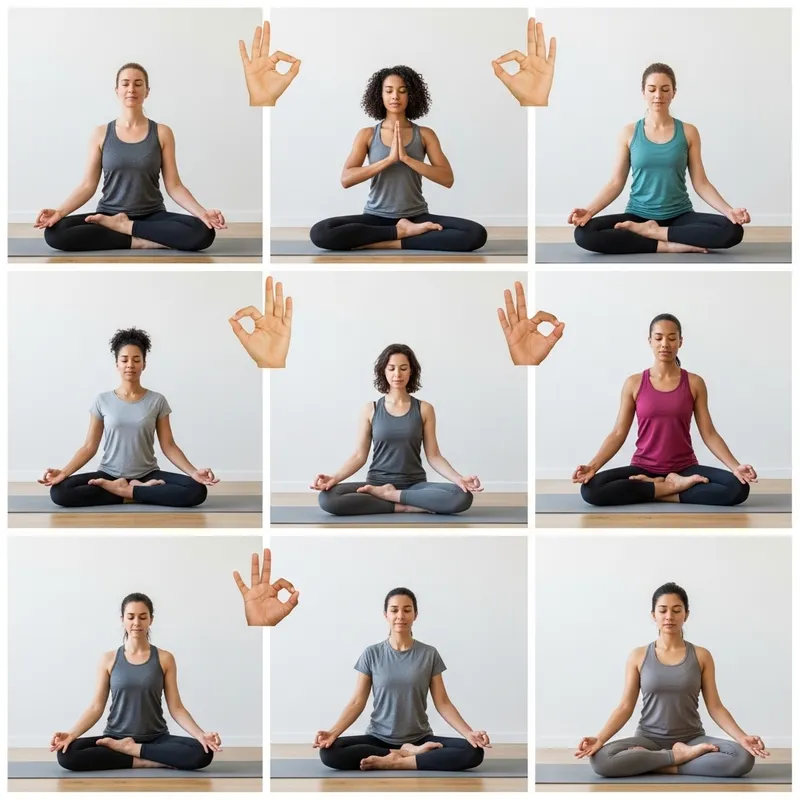7 Soothing Yoga Poses & Calming Mudras for Peaceful Mind & Body