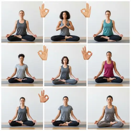 Tranquil Yoga Poses & Calming Mudras for Meditation