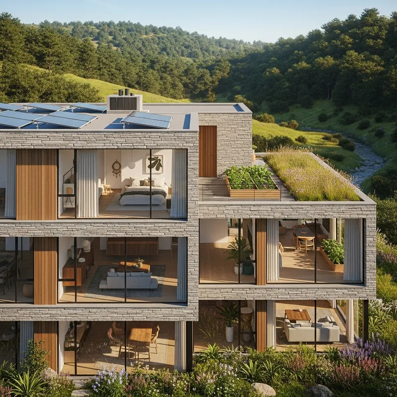 Sustainable Residential Oasis | Modern Architecture & Greenery