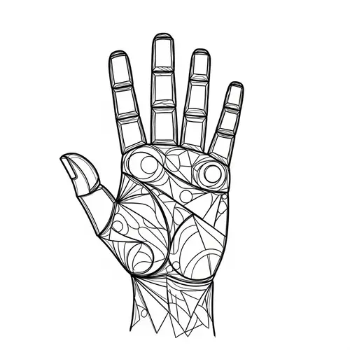 Hand Drawing Converted into Geometric Figure