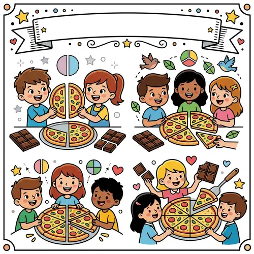 Fun 2nd Grade Math Worksheet: Understanding Fractions
