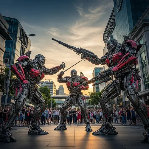 Transformers Battle on Orchard Road, Singapore
