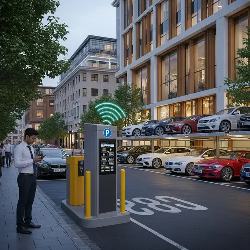 Efficient Urban Parking System with Modern Aesthetics