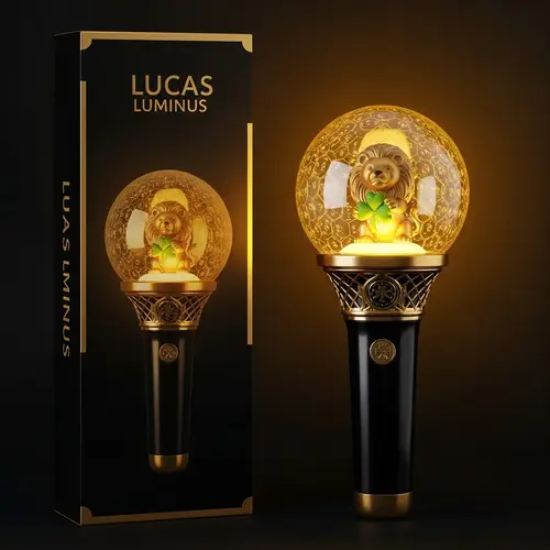 K-Pop Lightstick: Lucas Luminus Merchandise Setup