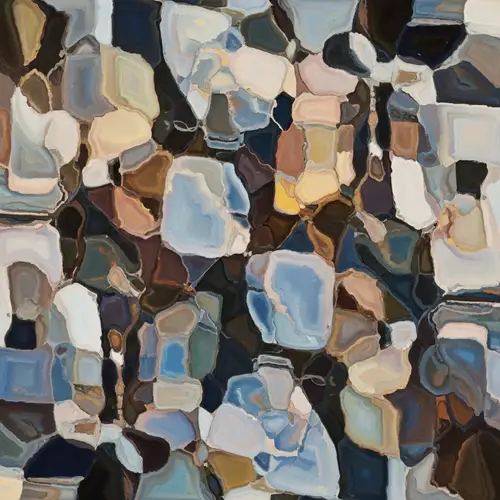 Fluid Shapes Reflection | Abstract Art