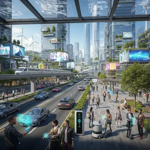 Modern World Representation with Sustainable Technology