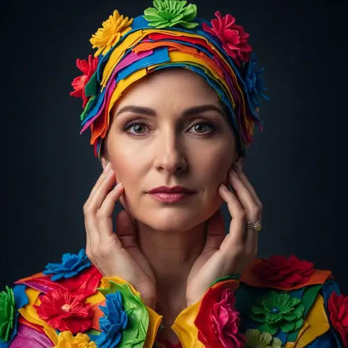 Ultra Photo-Realistic Portrait of a 40-Year-Old Woman