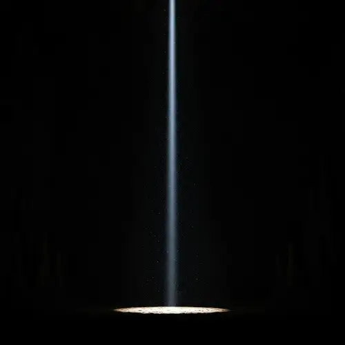 Intense Beam of Light in Mysterious Realm