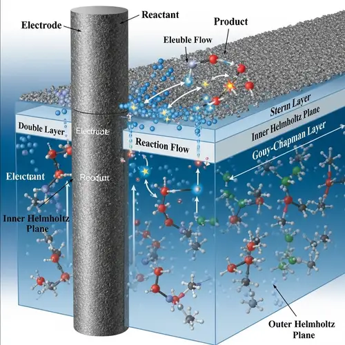 Electrode and Electrolyte Interface: Detailed Scientific Image