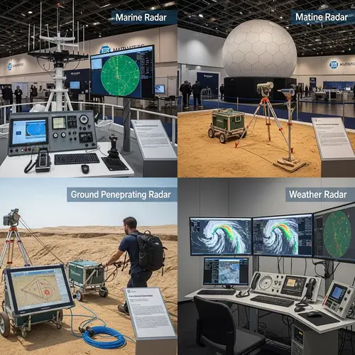 Modern Radars for Marine, Archaeological, and Weather Use